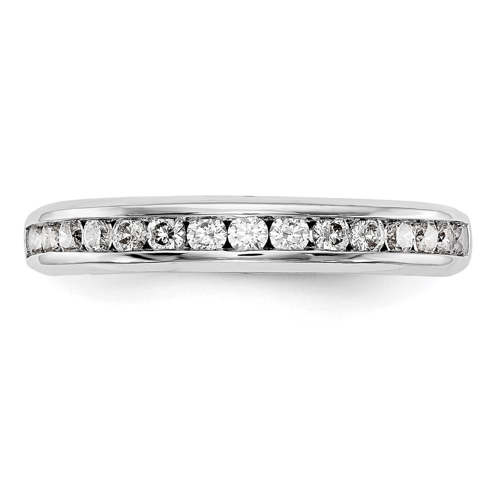 14K White Gold Lab Grown Diamond VS/SI FGH Wedding Band