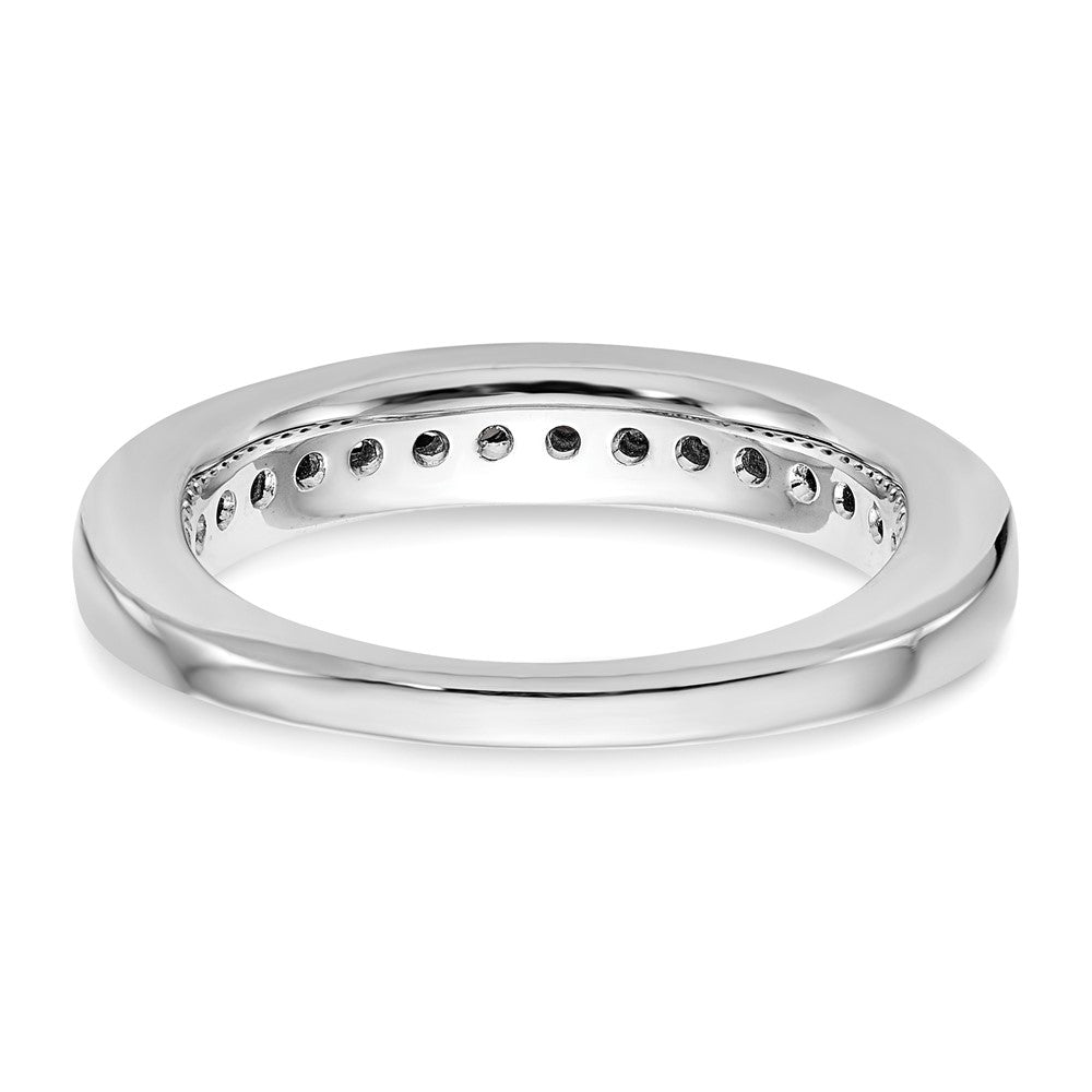 14K White Gold Lab Grown Diamond VS/SI FGH Wedding Band