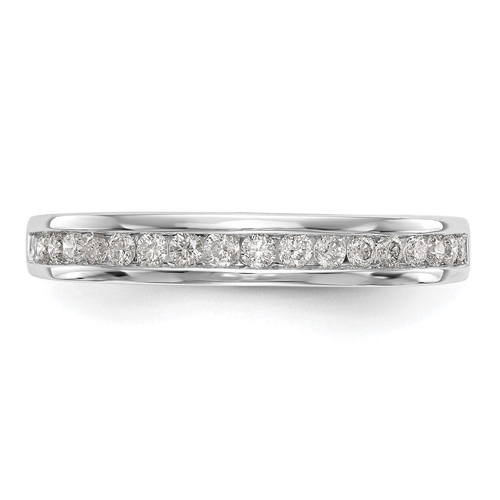 14K White Gold Lab Grown Diamond VS/SI FGH Wedding Band