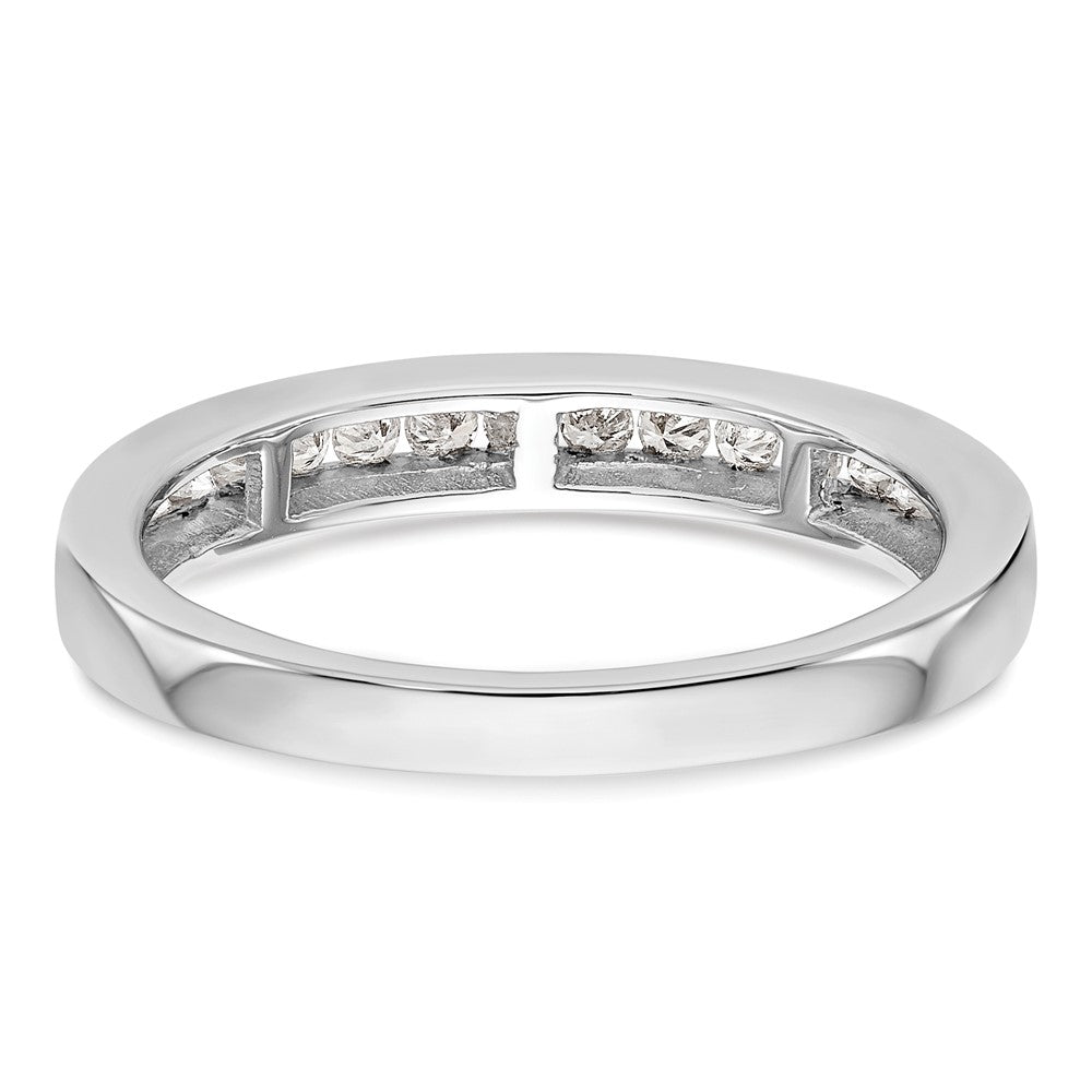 14K White Gold Lab Grown Diamond VS/SI FGH Wedding Band