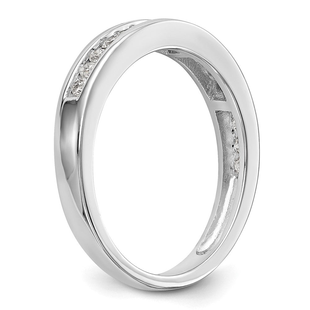 14K White Gold Lab Grown Diamond VS/SI FGH Wedding Band