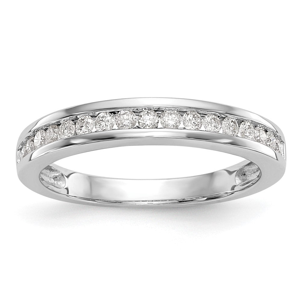 14K White Gold Lab Grown Diamond VS/SI FGH Wedding Band