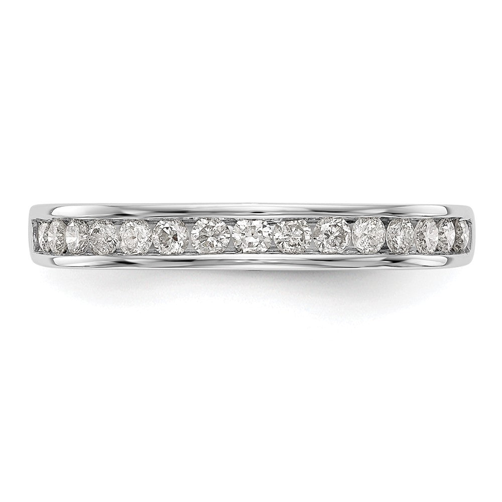 14K White Gold Lab Grown Diamond VS/SI FGH Wedding Band