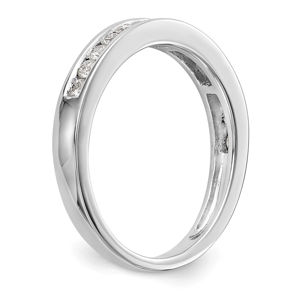 14K White Gold Lab Grown Diamond VS/SI FGH Wedding Band