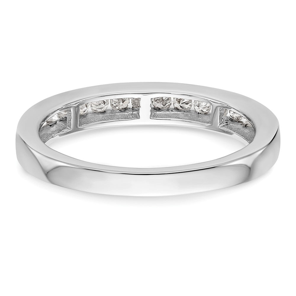 14K White Gold Lab Grown Diamond VS/SI FGH Wedding Band