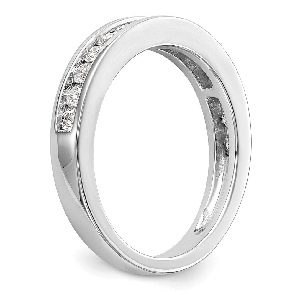 14K White Gold Lab Grown Diamond VS/SI FGH Wedding Band