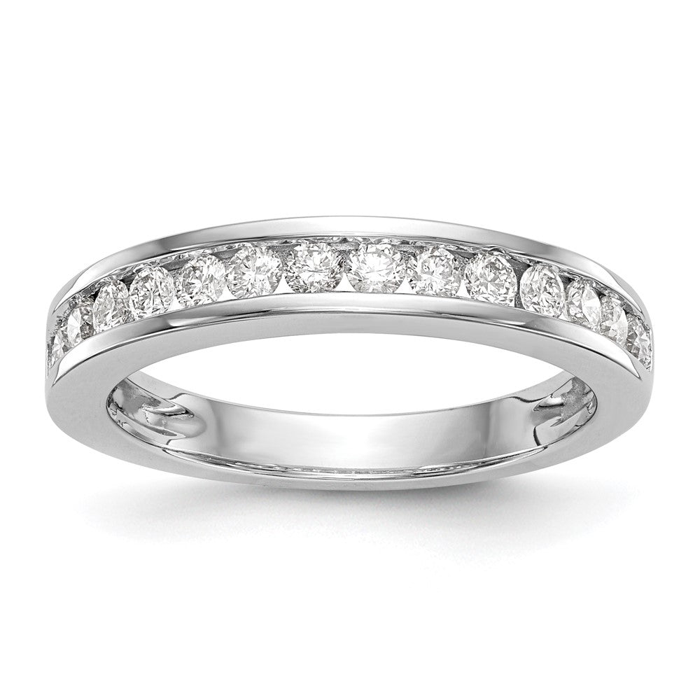 14K White Gold Lab Grown Diamond VS/SI FGH Wedding Band