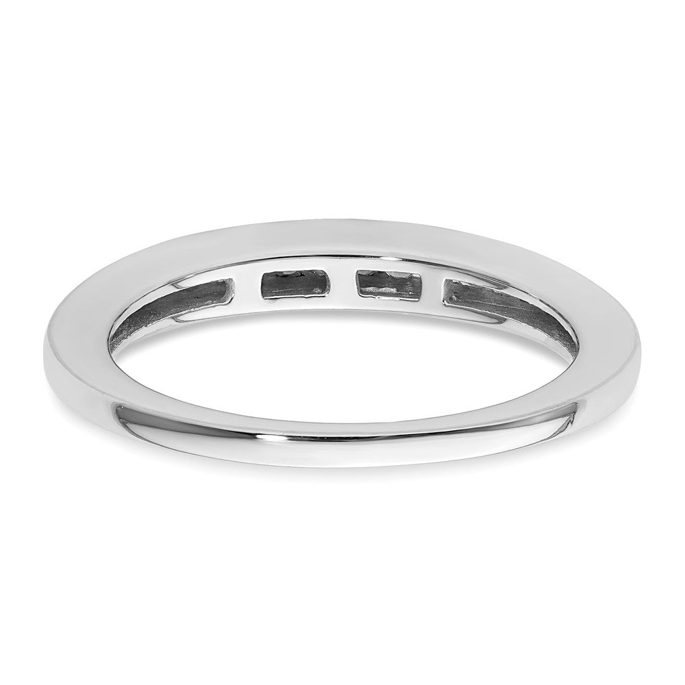 14K White Gold Lab Grown Diamond VS/SI FGH Wedding Band