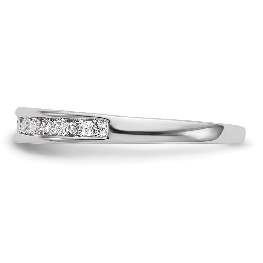 14K White Gold Lab Grown Diamond VS/SI FGH Wedding Band