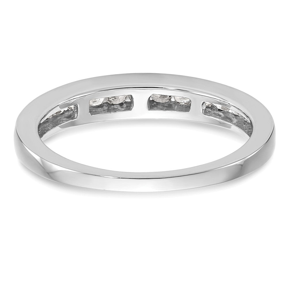 14K White Gold Lab Grown Diamond VS/SI FGH Wedding Band