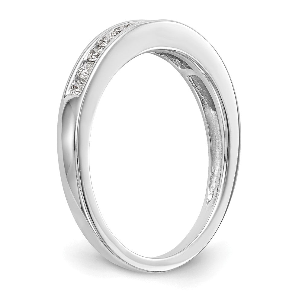 14K White Gold Lab Grown Diamond VS/SI FGH Wedding Band