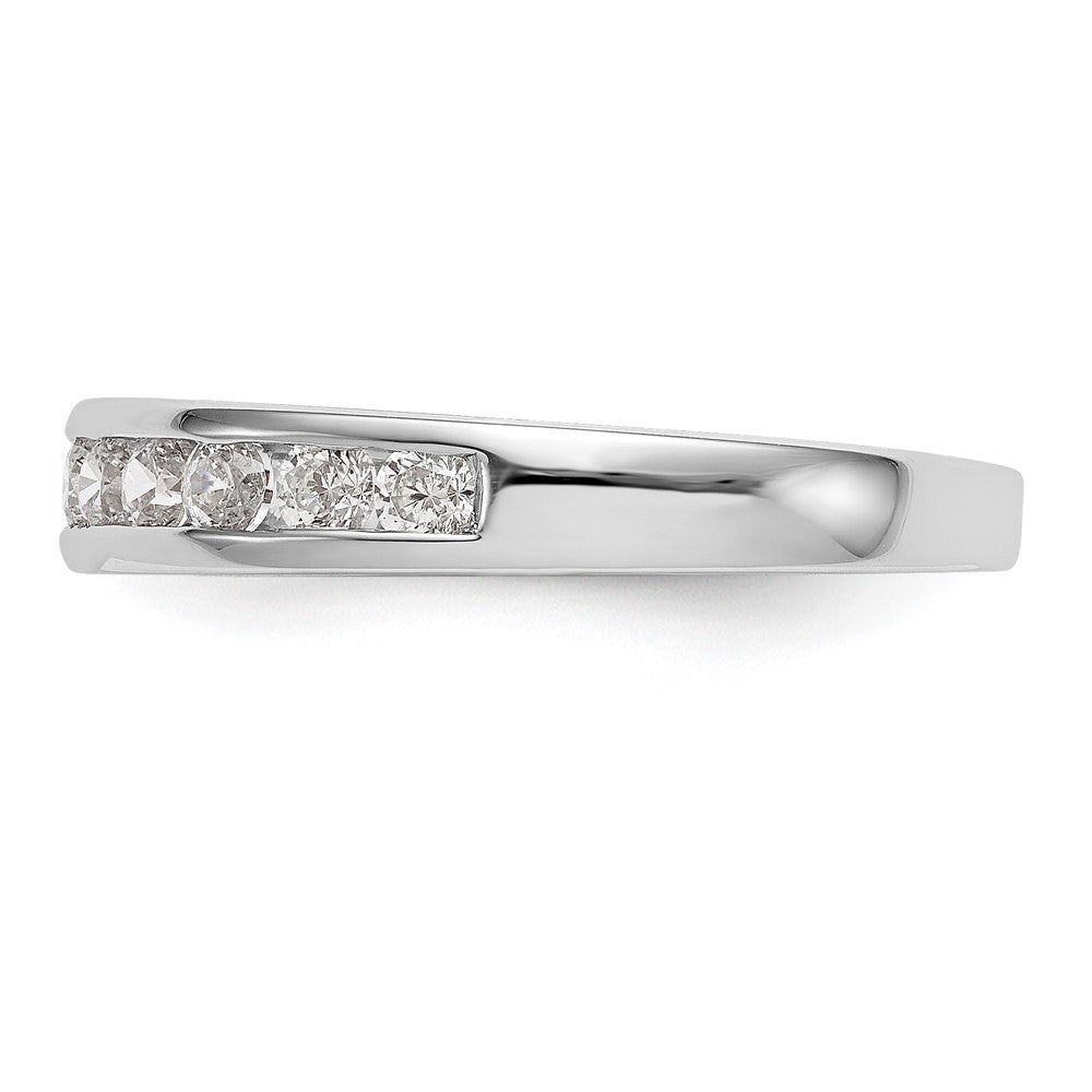 14K White Gold Lab Grown Diamond VS/SI FGH Wedding Band