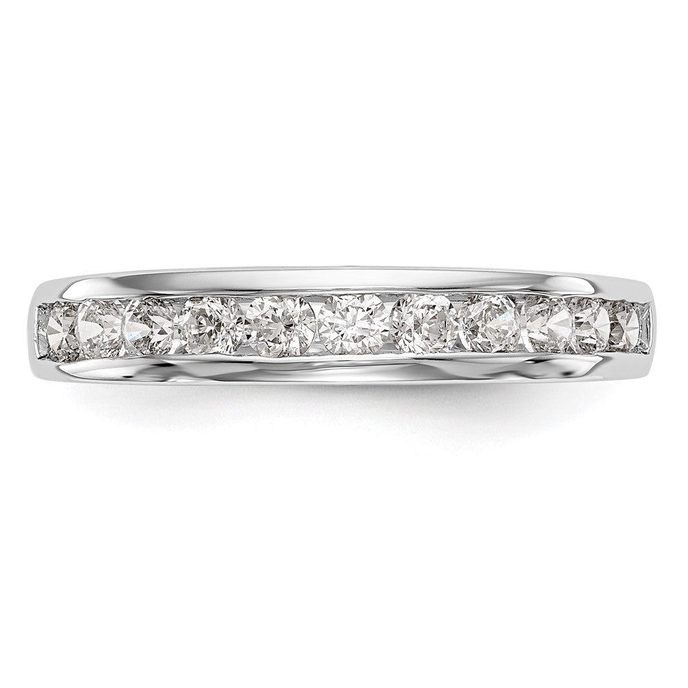 14K White Gold Lab Grown Diamond VS/SI FGH Wedding Band