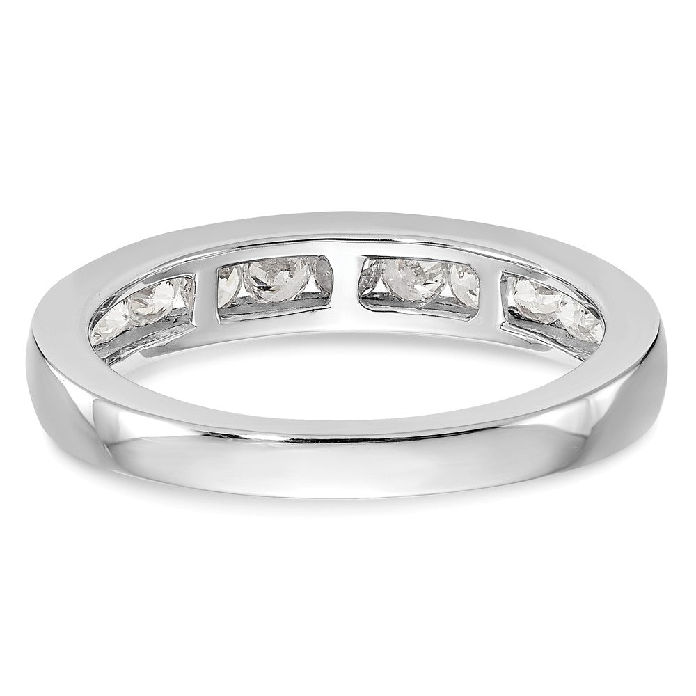 14K White Gold Lab Grown Diamond VS/SI FGH Wedding Band