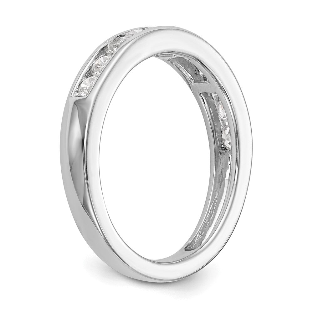 14K White Gold Lab Grown Diamond VS/SI FGH Wedding Band