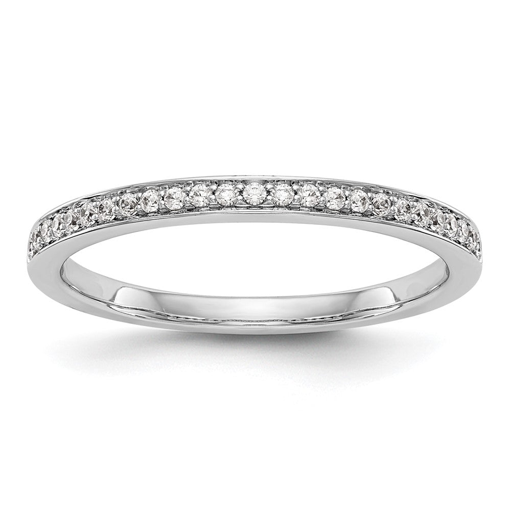 14K White Gold Lab Grown VS/SI FGH Dia Wedding Band