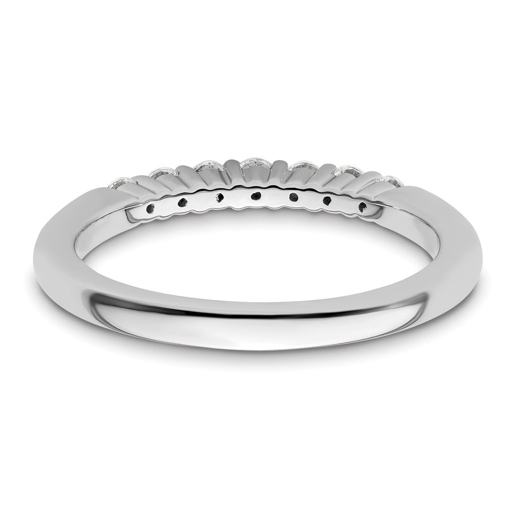 14K White Gold Lab Grown Diamond VS/SI FGH Wedding Band