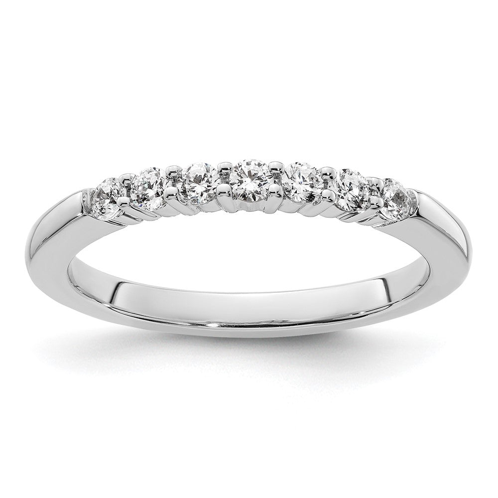 14K White Gold Lab Grown Diamond VS/SI FGH Wedding Band