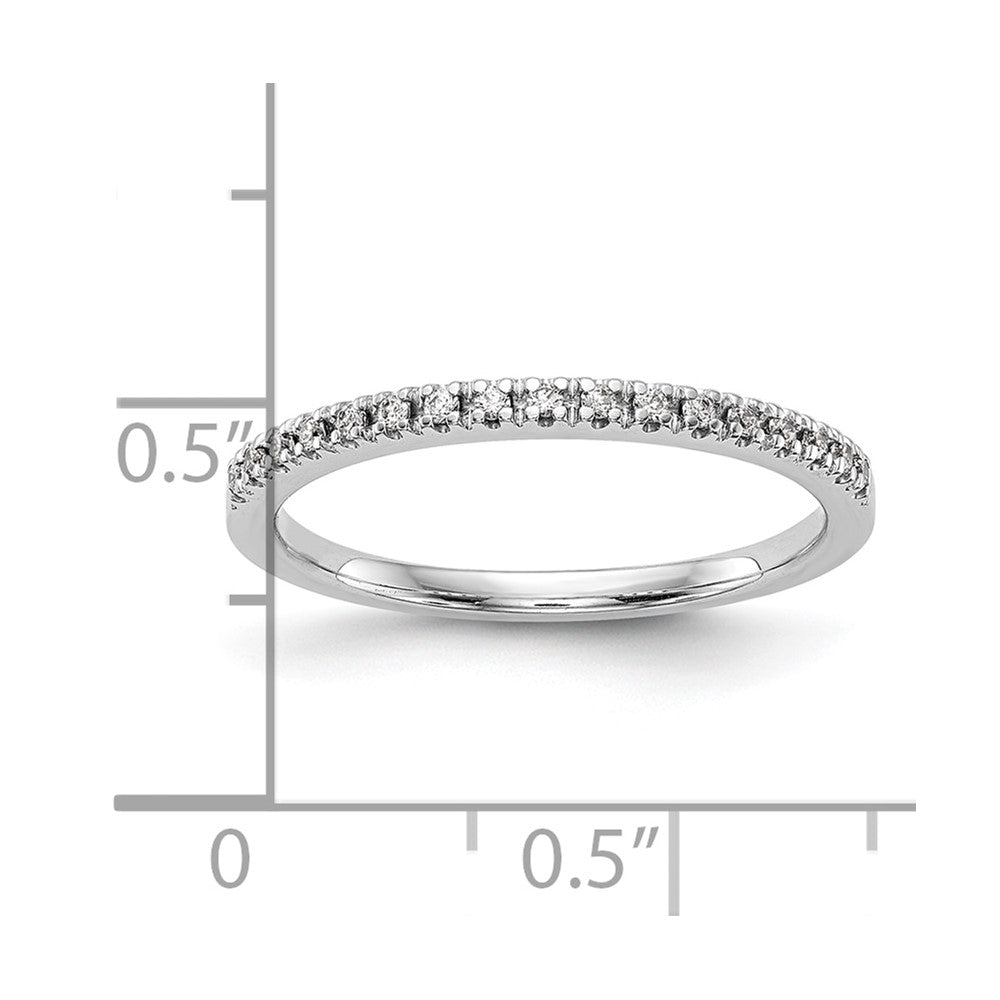 14K White Gold Lab Grown VS/SI FGH Dia Wedding Band