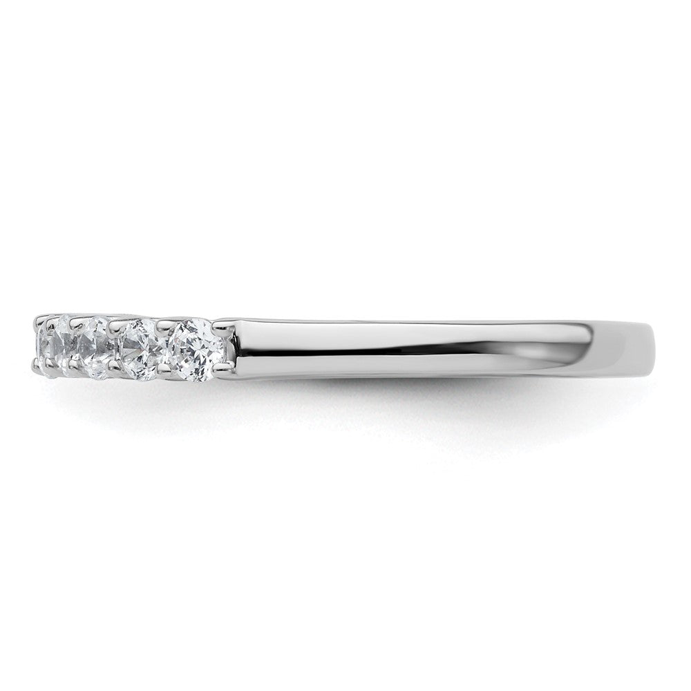 14K White Gold Lab Grown Diamond VS/SI FGH Wedding Band