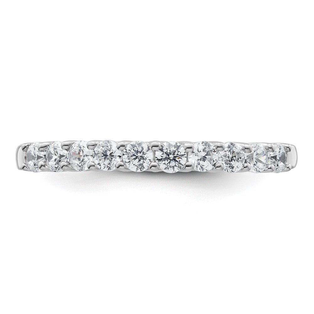 14K White Gold Lab Grown Diamond VS/SI FGH Wedding Band