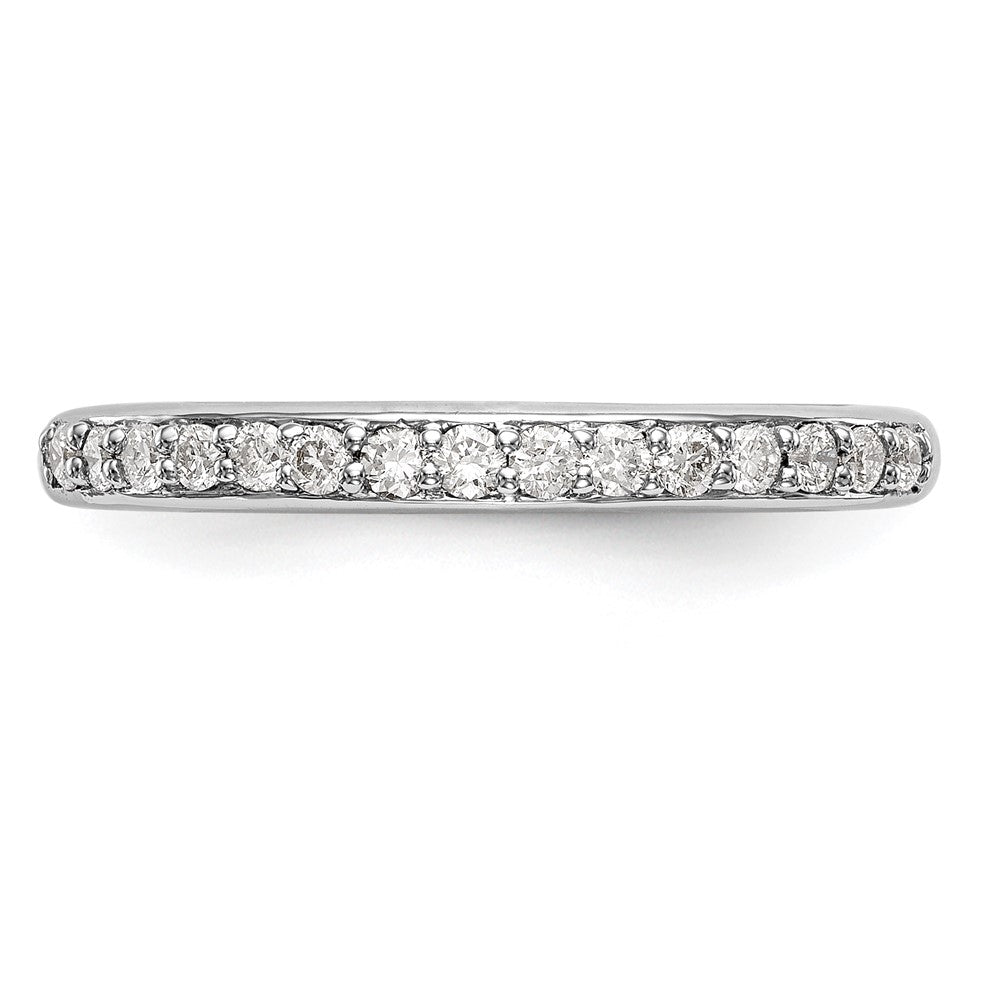 14K White Gold Lab Grown Diamond VS/SI FGH Wedding Band