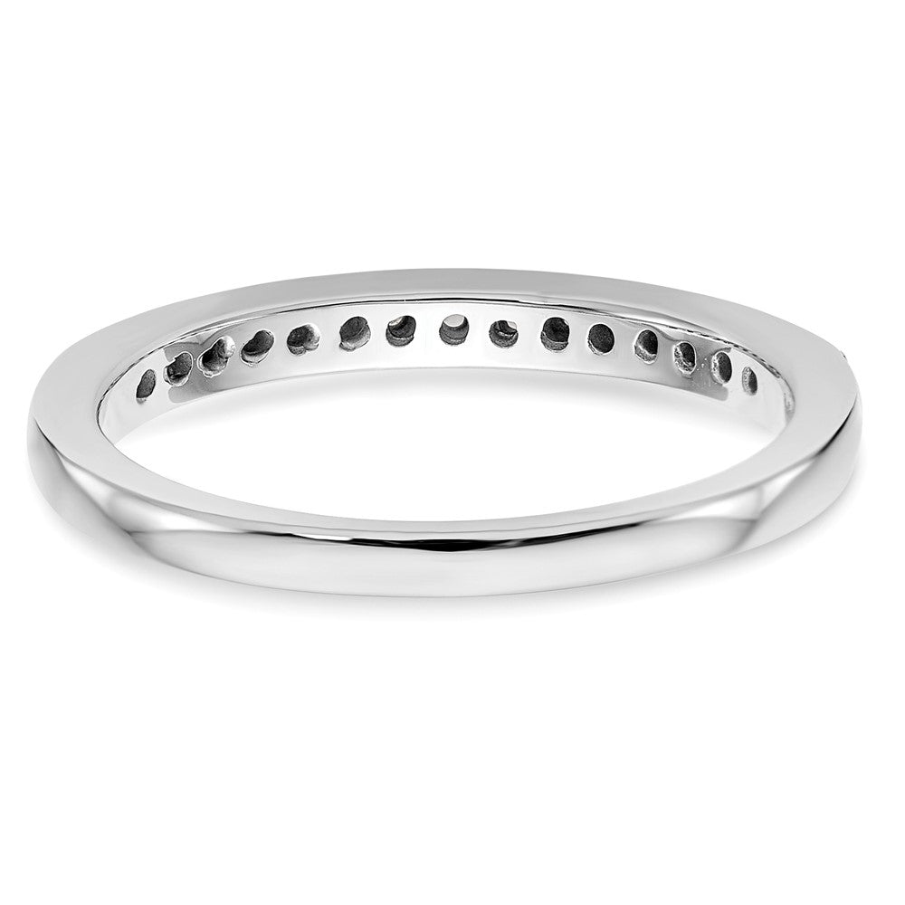 14K White Gold Lab Grown Diamond VS/SI FGH Wedding Band