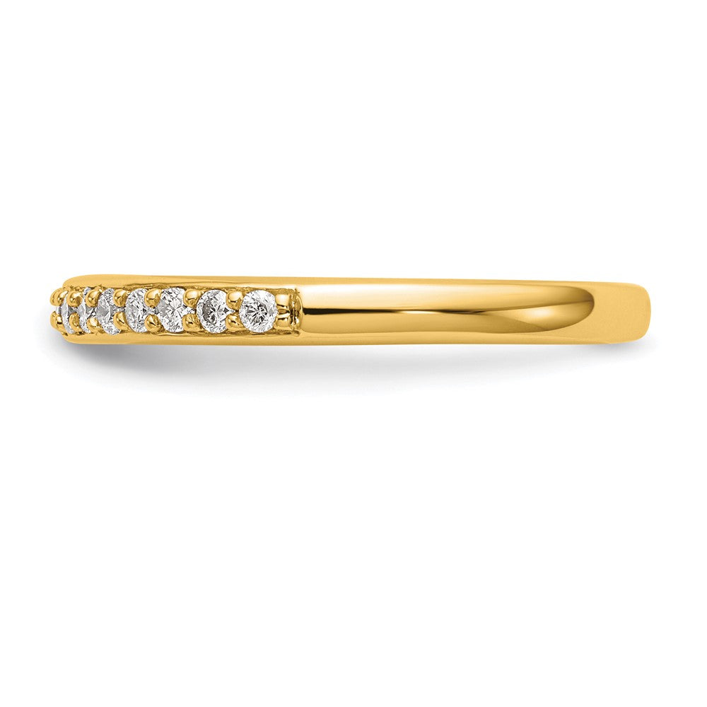 14K Gold Lab Grown Diamond VS/SI FGH Wedding Band