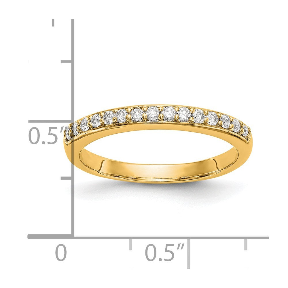 14K Gold Lab Grown Diamond VS/SI FGH Wedding Band