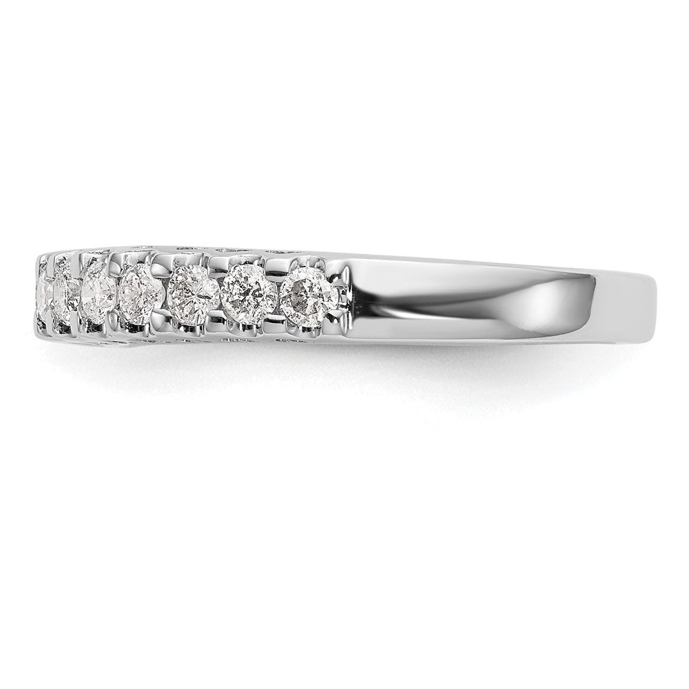 14K White Gold Lab Grown Diamond VS/SI FGH Wedding Band