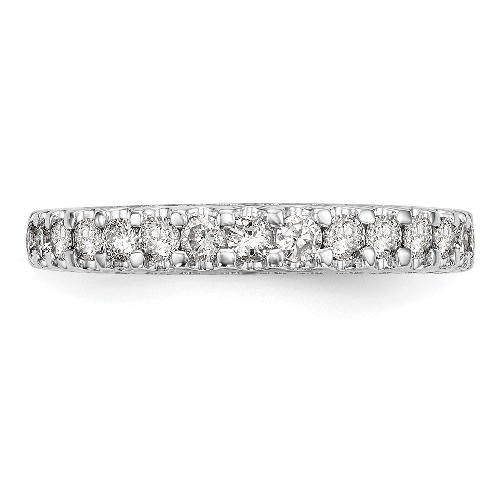 14K White Gold Lab Grown Diamond VS/SI FGH Wedding Band