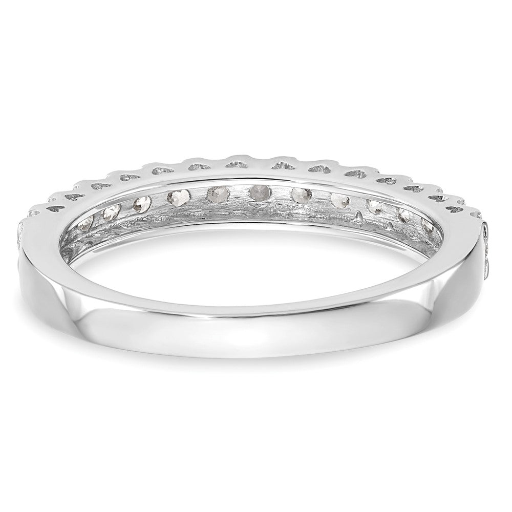 14K White Gold Lab Grown Diamond VS/SI FGH Wedding Band