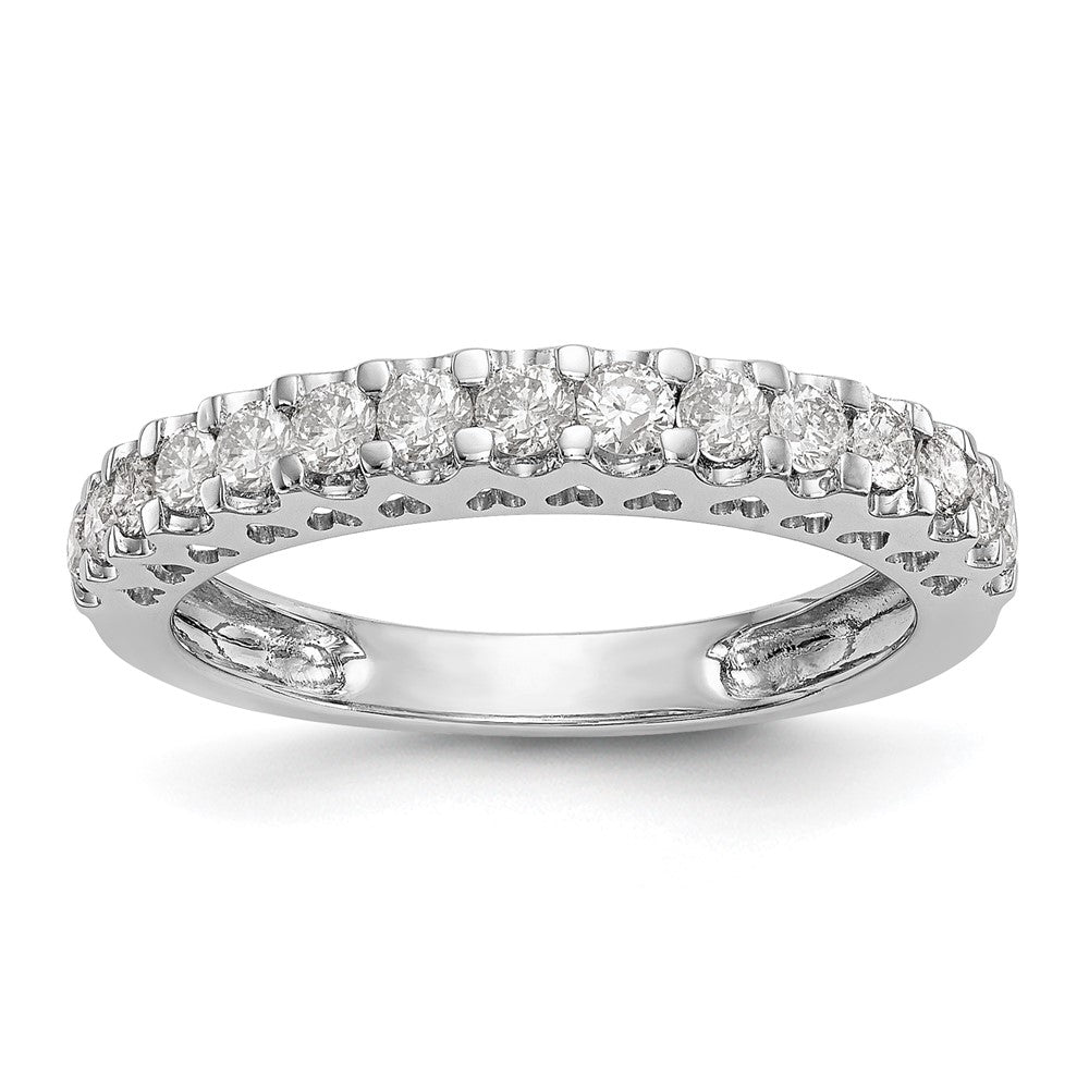 14K White Gold Lab Grown Diamond VS/SI FGH Wedding Band