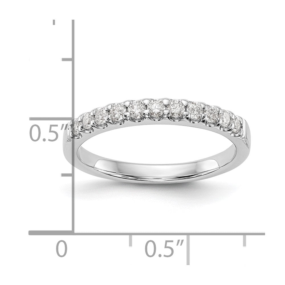 14K White Gold Lab Grown VS/SI FGH Dia Wedding Band