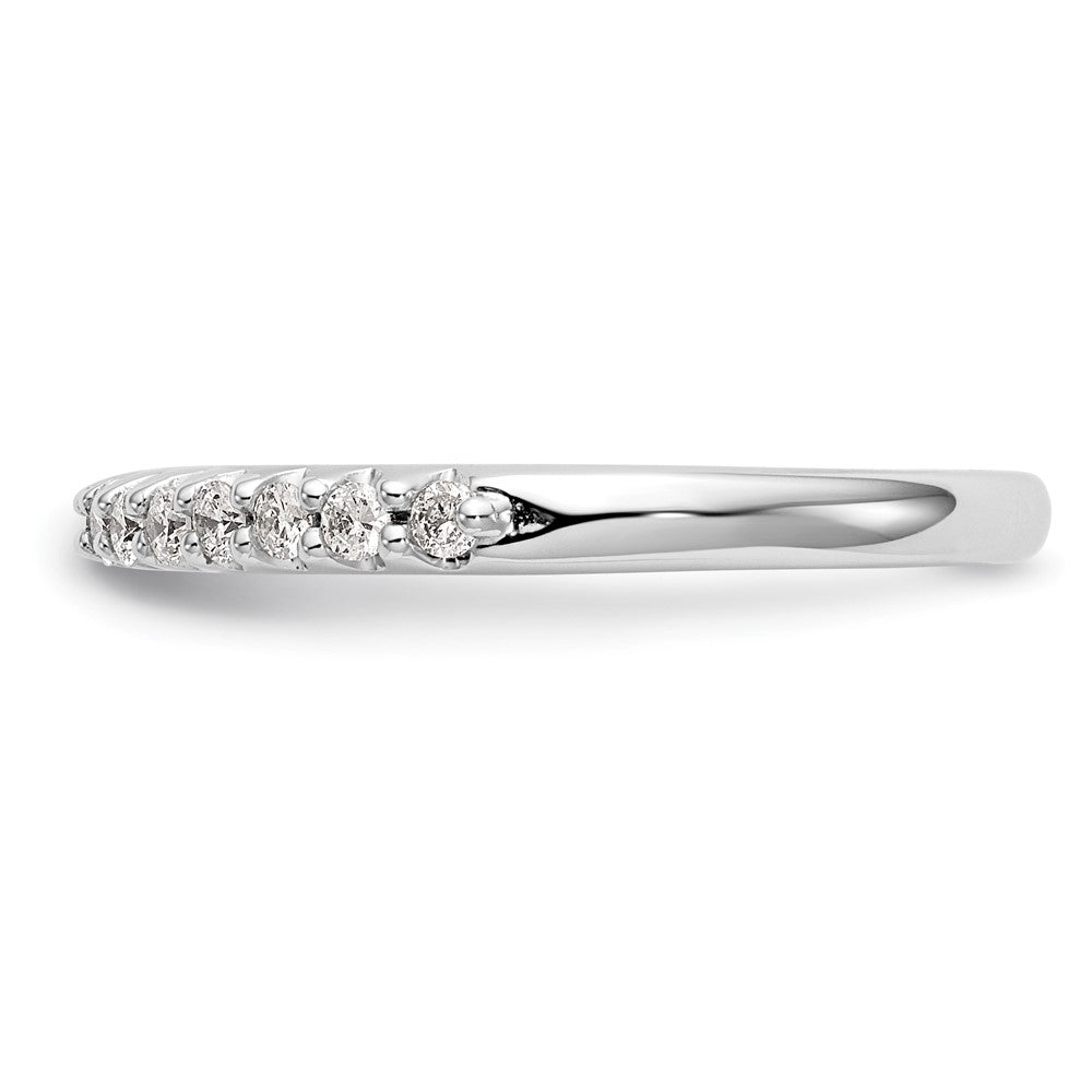 14K White Gold Lab Grown Diamond VS/SI FGH Wedding Band