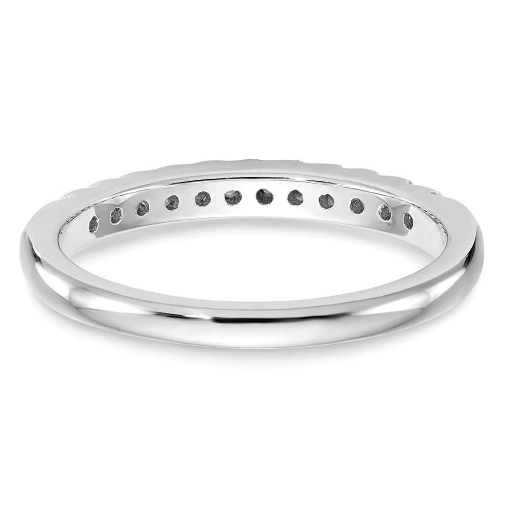 14K White Gold Lab Grown Diamond VS/SI FGH Wedding Band