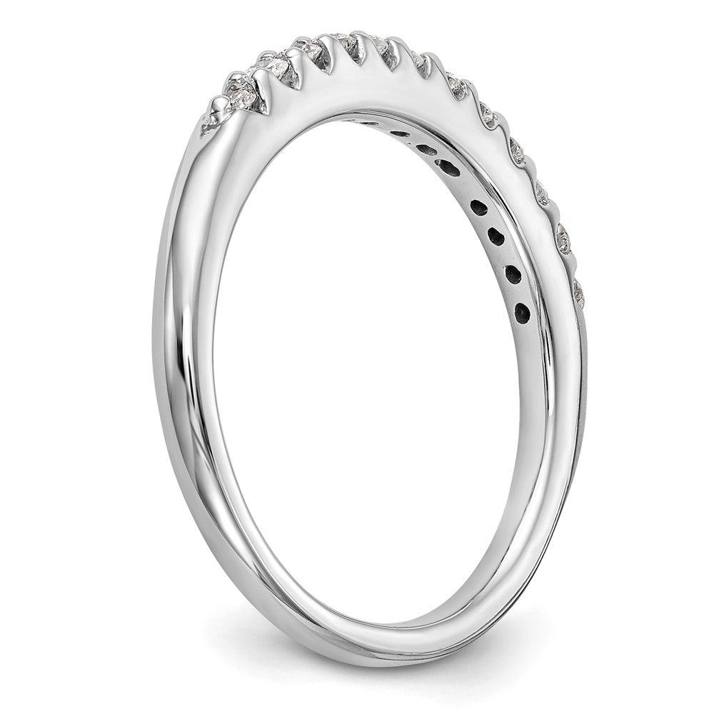 14K White Gold Lab Grown Diamond VS/SI FGH Wedding Band