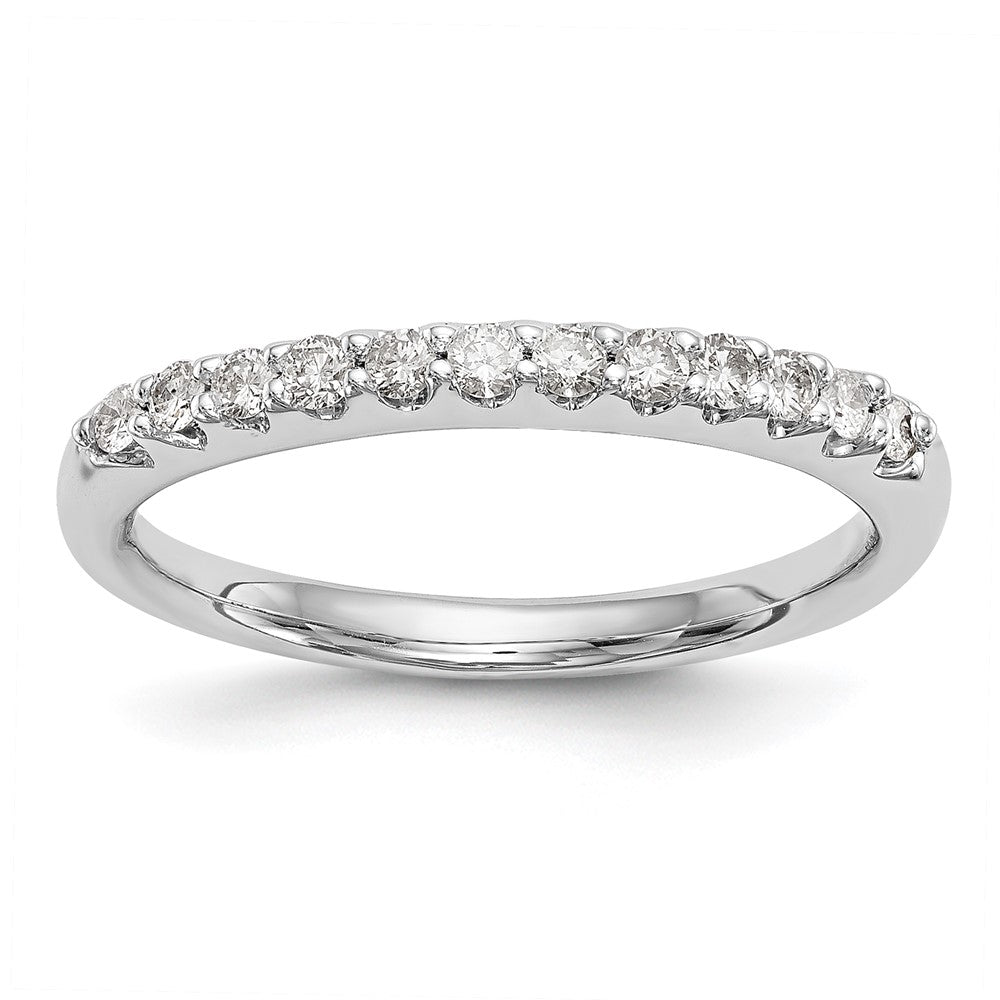 14K White Gold Lab Grown Diamond VS/SI FGH Wedding Band