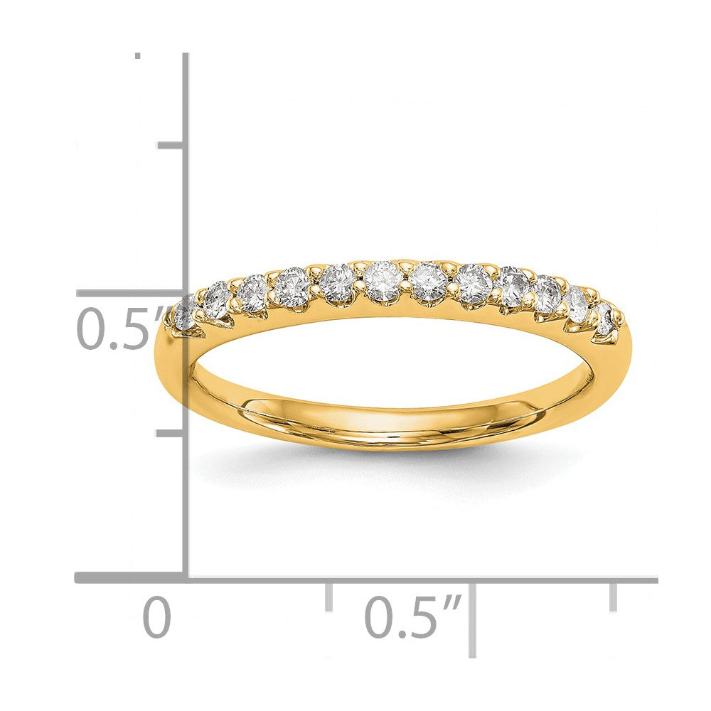 14K Gold Lab Grown Diamond VS/SI FGH Wedding Band