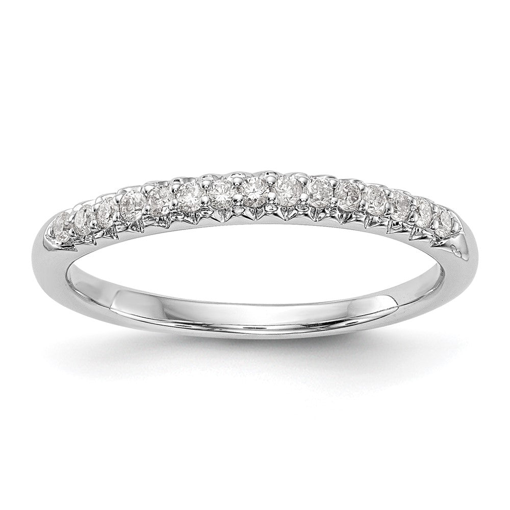 14K White Gold Lab Grown Diamond VS/SI FGH Wedding Band