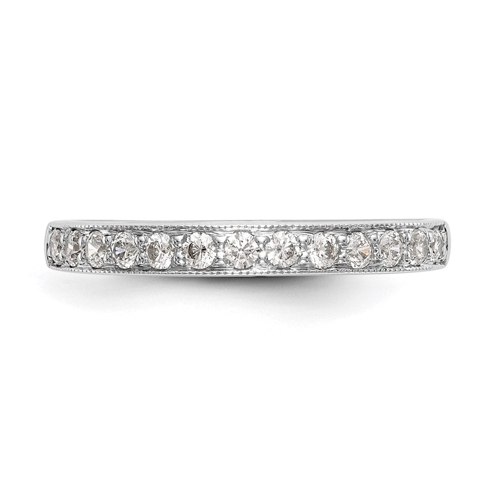 14K White Gold Lab Grown Diamond VS/SI FGH Wedding Band