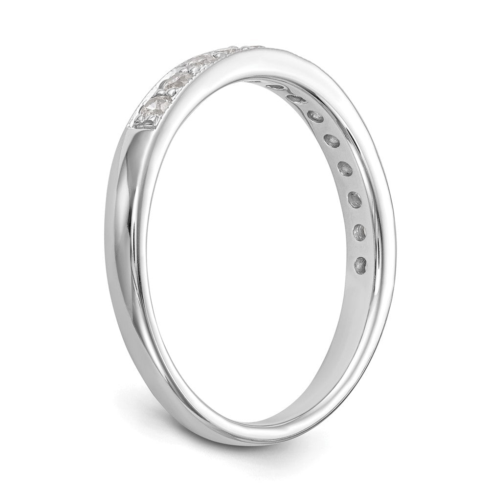 14K White Gold Lab Grown Diamond VS/SI FGH Wedding Band