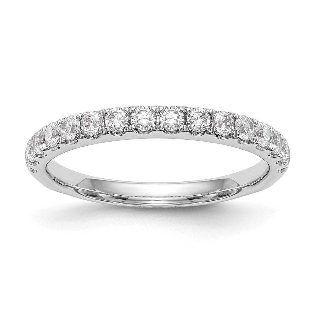 14K White Gold Lab Grown Diamond VS/SI FGH Wedding Band