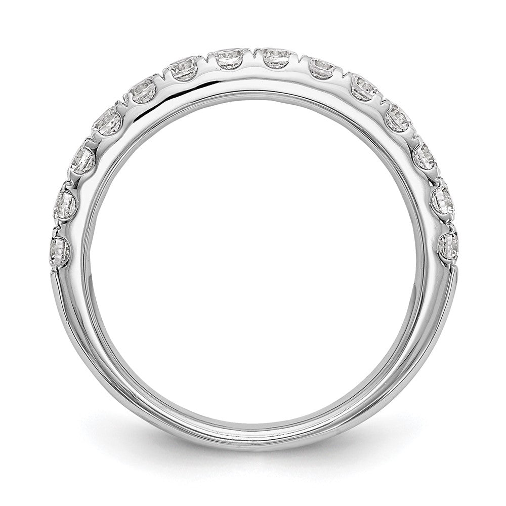 14K White Gold Lab Grown Diamond VS/SI FGH Wedding Band