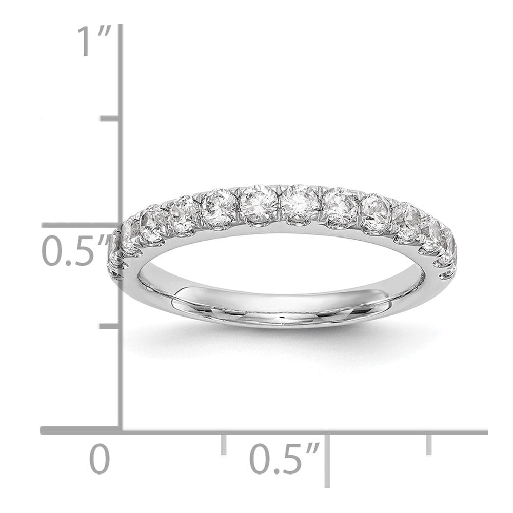 14K White Gold Lab Grown Diamond VS/SI FGH Wedding Band