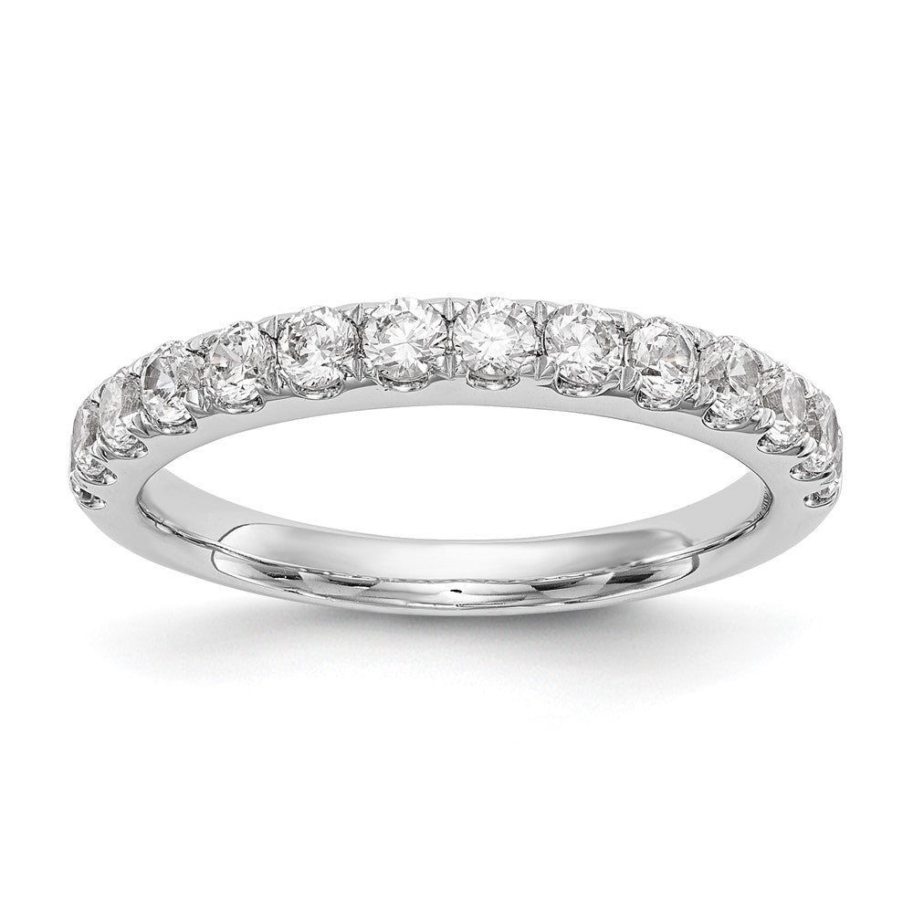 14K White Gold Lab Grown Diamond VS/SI FGH Wedding Band