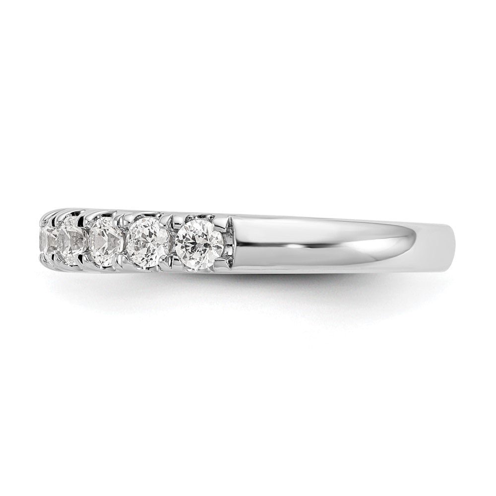 14K White Gold Lab Grown Diamond VS/SI FGH Wedding Band