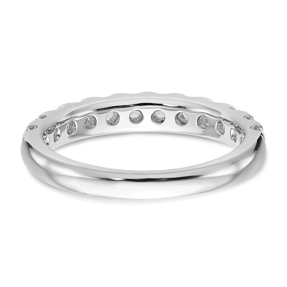 14K White Gold Lab Grown Diamond VS/SI FGH Wedding Band