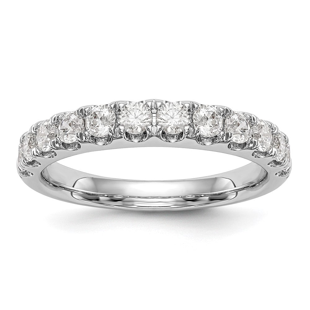 14K White Gold Lab Grown Diamond VS/SI FGH Wedding Band