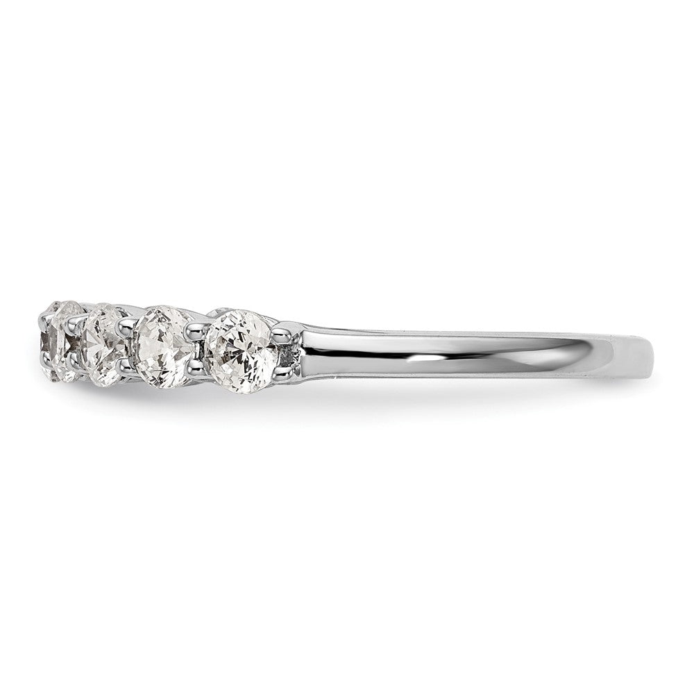 14K White Gold Lab Grown Diamond VS/SI FGH Wedding Band